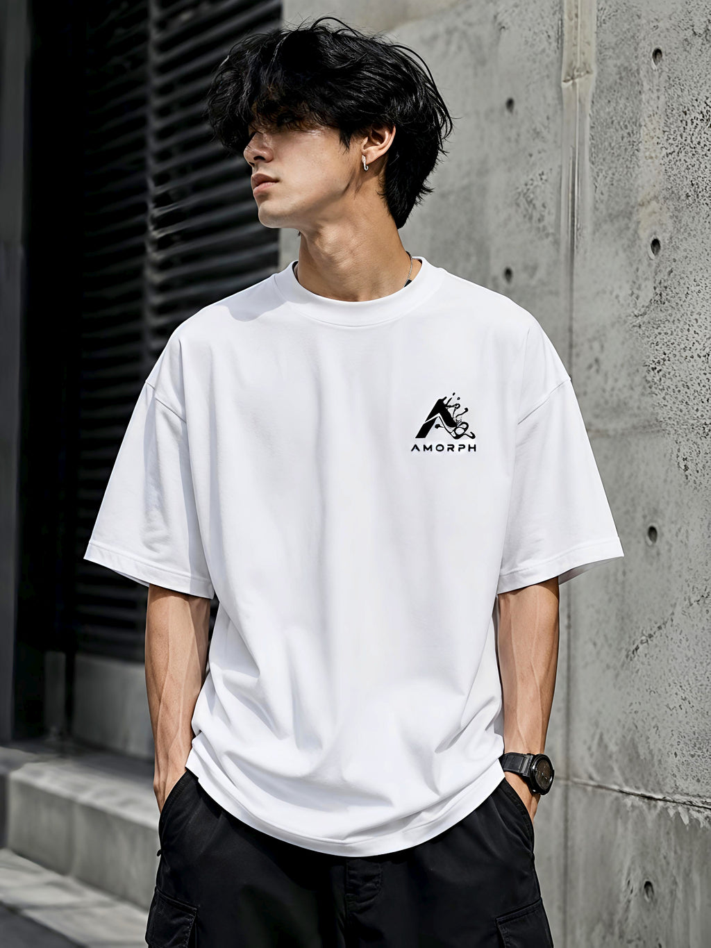 AMORPH "FREEDOM // GOJO" Heavyweight Oversized Tee