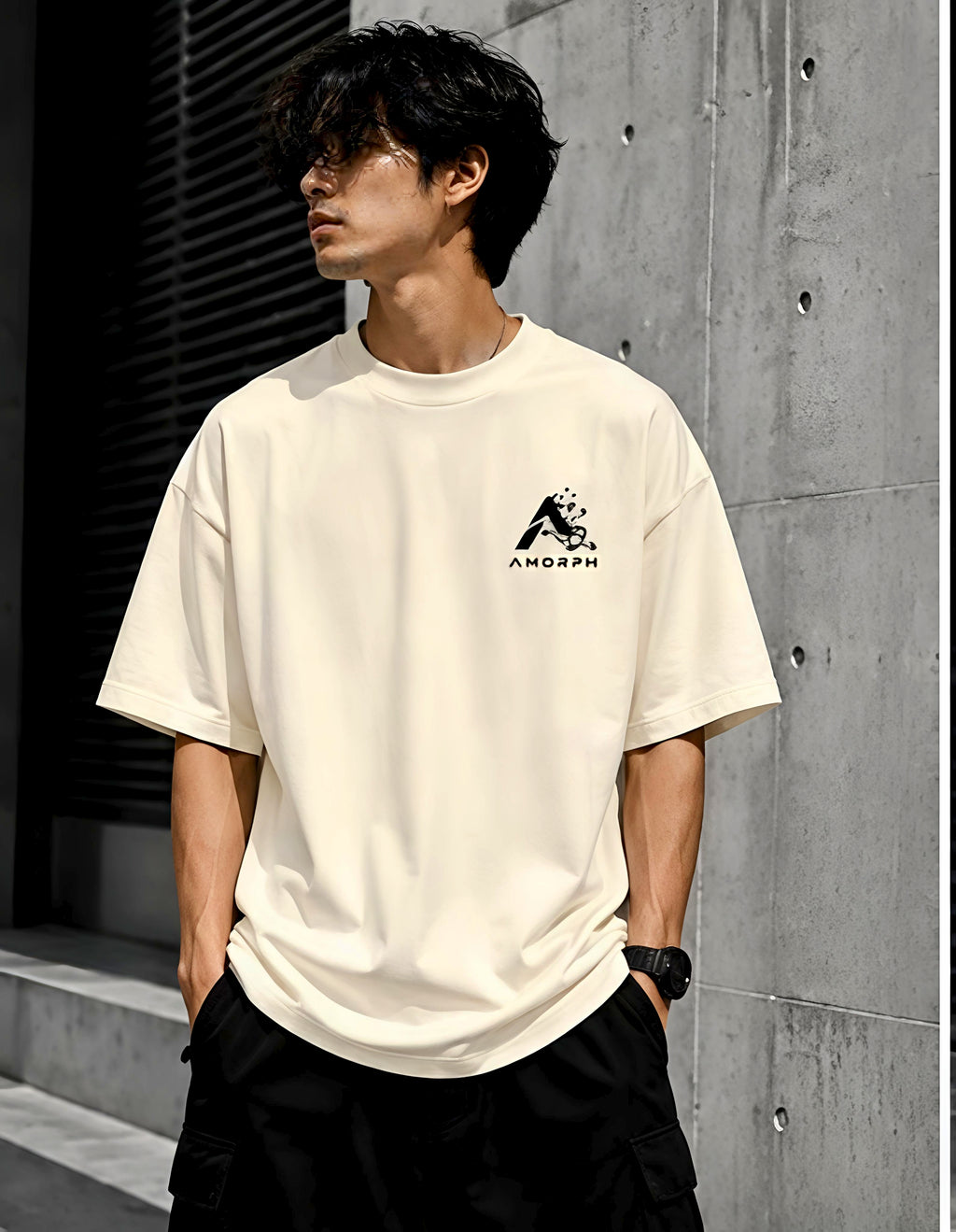 AMORPH "FREEDOM // GOJO" Heavyweight Oversized Tee