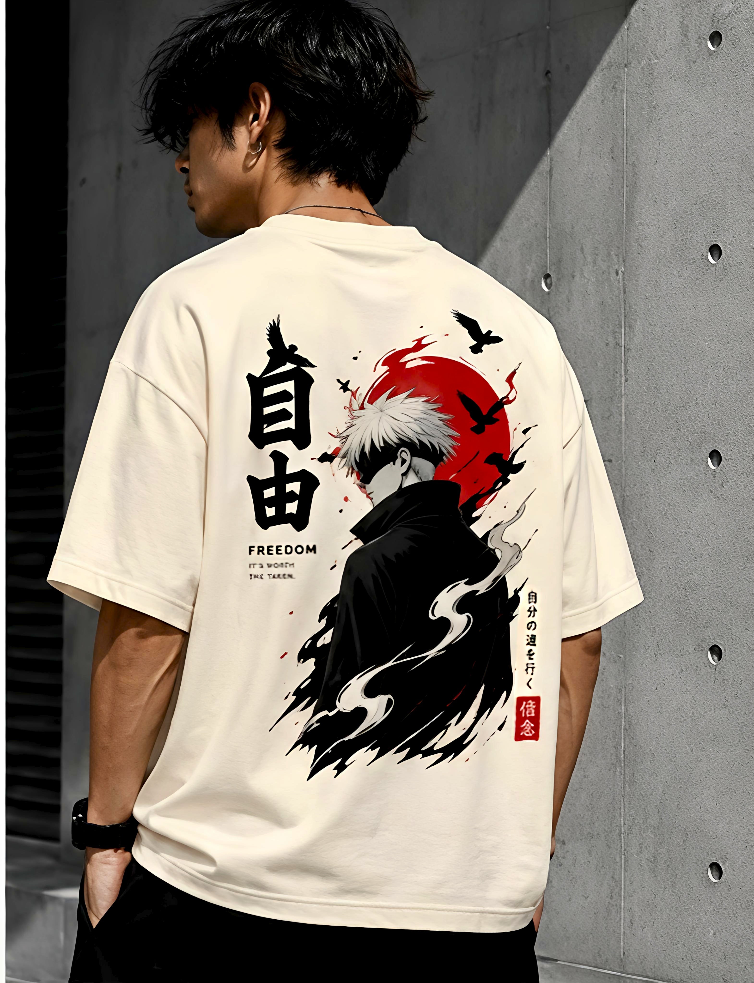 AMORPH "FREEDOM // GOJO" Heavyweight Oversized Tee